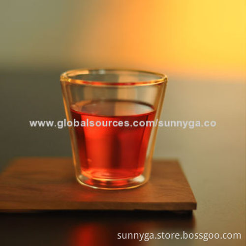 New Arrive Double Wall Glasses with 100mL Capacity, 70mm Height
